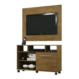 Rack com Painel para TV até 42 Polegadas 1 Porta Fusion Valdemóveis - 2 Rack com Painel para TV até 42 Polegadas 1 Porta Fusion Valdemóveis - 2