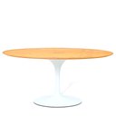 Ver imagem 1 de MESA SAARINEN OVAL 1,20 BASE BRANCA TAMPO FREJO