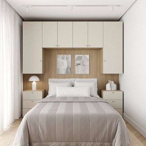 Guarda Roupa 6 Módulos 6 Portas 6 Gavetas Frame CabeCasa MadeiraOriginals