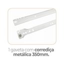 Ver imagem 2 de Cozinha Completa com Armário e Balcão 5 Peças 7 Portas 1 Gaveta 240cm CC120 Mel/Grafite - Fellicci