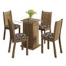 Conjunto Sala de Jantar Mesa e 4 Cadeiras Magda Madesa - 2