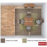 Conjunto Sala de Jantar Mesa e 4 Cadeiras Magda Madesa - 5