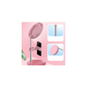 ESPELHO C/LED MESA MAQUIAGEM SUPORTE CELULAR LIVE TIKTOK RETRATIL LE-MR20 ROSA - 4
