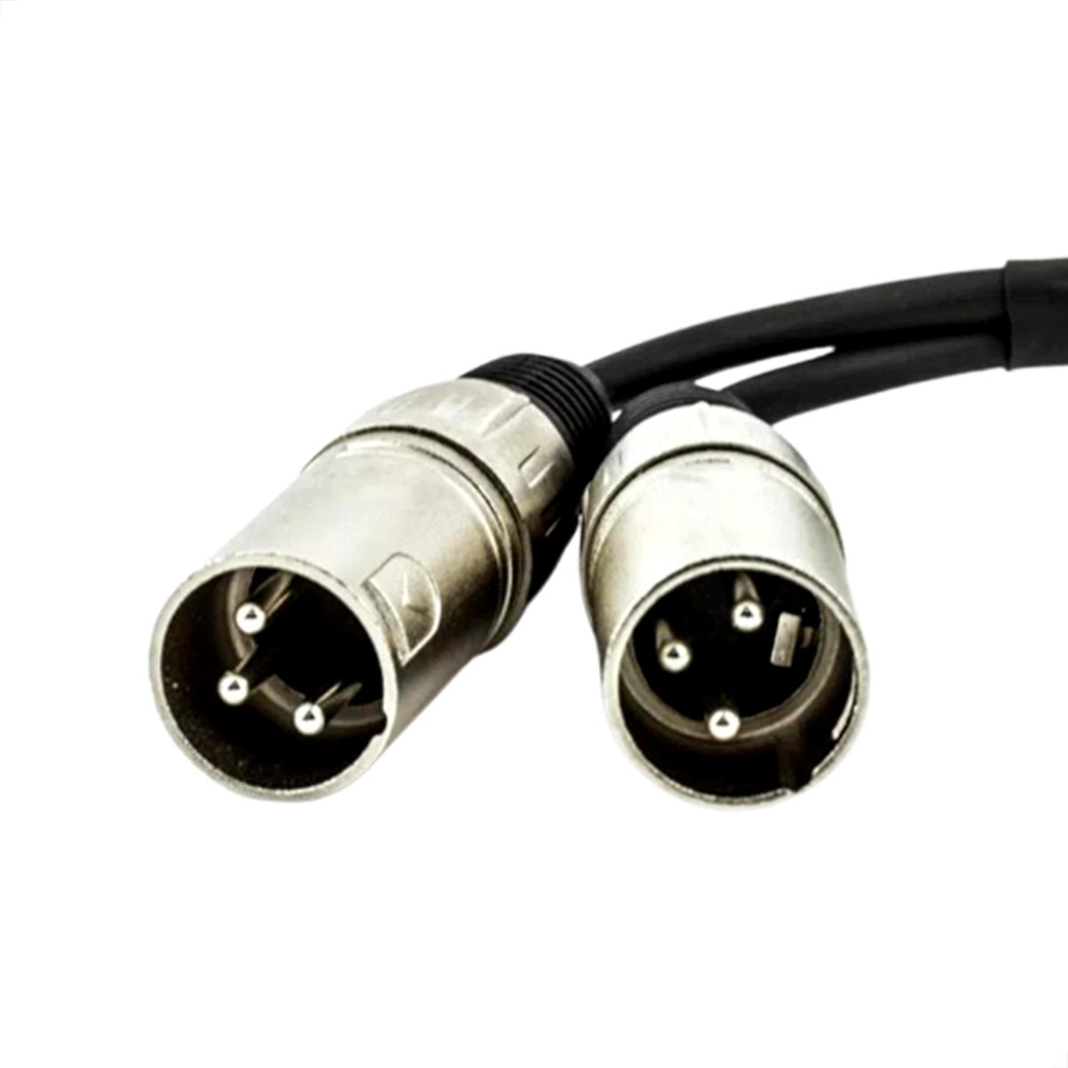 Cabo Adaptador P10 Mono para 2 Xlr Macho - 8 Metros - 3