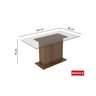 Conjunto Sala de Jantar Mesa e 6 Cadeiras Molly Madesa - 3