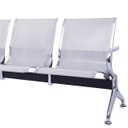 Ver imagem 3 de Cadeira Longarina Aeroporto Cromada 4 Lugares