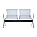 Ver imagem 2 de Cadeira Longarina 2 Lugares Cromadas