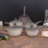 Jogo de Panelas com Revestimento Cerâmico 5 Peças Ceramic Life Nata - Brinox - 1