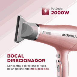 Secador de Cabelos Mondial Golden Rose 2000w SC-32 110V - 4