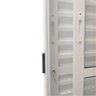 Porta Balcão de Alumínio 3 Folhas 2.10 x 1.20 Branca Linha 25 com Fechadura - 2