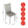 Conjunto de Mesa com 4 Cadeiras Rosie Madesa - 5