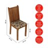 Conjunto de Mesa com 4 Cadeiras Rosie Madesa - 5