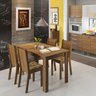 Conjunto de Mesa com 4 Cadeiras Rosie Madesa - 2