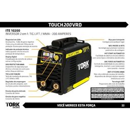 Inversor de Solda Tig/eletrodo Ite-10200 220v 200a Super Tork - 2