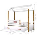 Ver imagem 4 de Bicama Montessoriana Solteiro Villa Aurea MDF Branco Divaloto Moveis