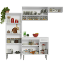 Ver imagem 5 de Armário de Cozinha Completa 229cm Branco Emilly Madesa 18
