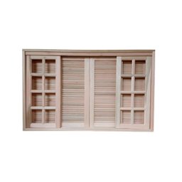 Veneziana Correr Madeira Eucalipto 1,00x1,50 Cx14cm Frainer - 1