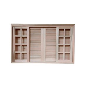 Veneziana Correr Madeira Eucalipto 1,00x1,50 Cx14cm Frainer