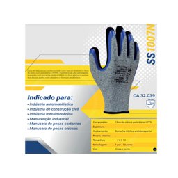 Luva Para Corte Ss1007-n Ca 32039 Anticorte Super Safety - 4