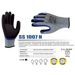 Luva Para Corte Ss1007-n Ca 32039 Anticorte Super Safety - 7