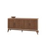 Buffet Aparador Organizador Sierra 4 Portas 172cm Edn:nogueira - 1