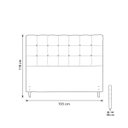 Ver mais imagens de Cabeceira para Cama Casal King Estofada 1,93 ,Mts Liz Vilajo: Suede Cinza