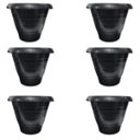 Ver imagem 1 de Kit 6 Vasos Plásticos Pote Grande 3,5L Mudas e Flores