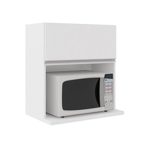 Armário Suspenso com Nicho para Micro-ondas 1 Porta Evidence - Poliman Móveis