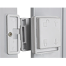 Porta Sanfonada de Correr Cinza C/ Trinco Moderno - 210cm - 85cm - Permatti - 4