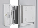 Ver imagem 4 de Porta Sanfonada de Correr Cinza C/ Trinco Moderno - 210cm - 85cm - Permatti