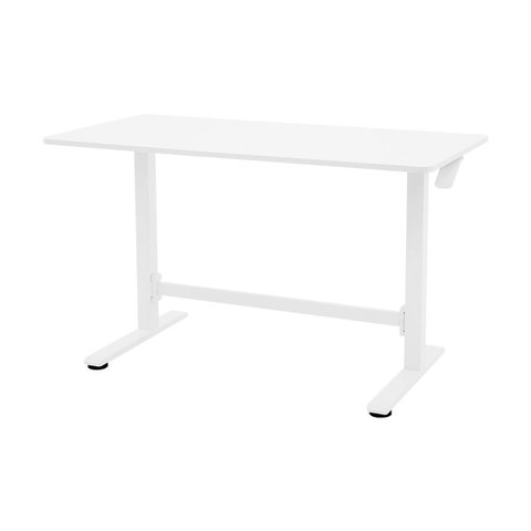 Mesa Up Branca com Altura Ajustável Manual Tampo em Mdf 120x60