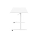 Ver imagem 3 de Mesa Up Branca com Altura Ajustável Manual Tampo em Mdf 120x60