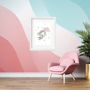 Ver imagem 2 de Quadro Quarto Infantil Menininha- 60x48cm:madeira Branca