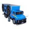 Caminhão 1113 Baú Caixa de Som Bluetooth Usb Aux Miniatura - Azul - 4