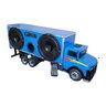 Caminhão 1113 Baú Caixa de Som Bluetooth Usb Aux Miniatura - Azul - 5