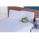 Ver imagem 1 de Jogo Lençol Casal 3 Pc (1,88m x 1,38m x 40cm alt) Percal 200 Fios 100% Algodão bco