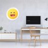 Adesivo de Parede Emoji Feliz - 2