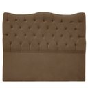 Ver imagem 1 de Cabeceira Dubai 100cm Suede - Renascer Decor:marrom