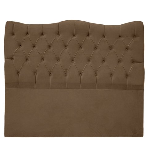 Cabeceira Dubai 100cm Suede - Renascer Decor:marrom