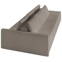 Ver imagem 2 de Sofá Ilha Modular com Puff para Sala Living 312cm Georgia K04 Bouclê Bege Escuro - Mpozenato