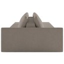 Ver imagem 5 de Sofá Ilha Modular com Puff para Sala Living 312cm Georgia K04 Bouclê Bege Escuro - Mpozenato