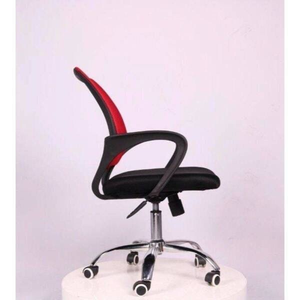 Cadeira de Escritório Diretor Pelegrin PEL-CR11 Preta e Vermelha - 3