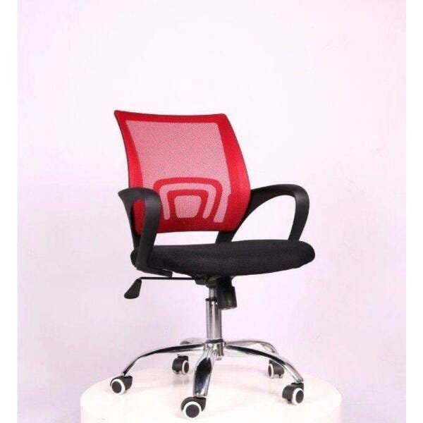 Cadeira de Escritório Diretor Pelegrin PEL-CR11 Preta e Vermelha - 2