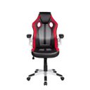 Ver imagem 2 de Cadeira Gamer Pelegrin Pel-3009 Couro Pu Preta, Vermelha e Cinza