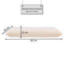 Ver imagem 2 de Kit 2 Travesseiros Nasa Viscoelástico Médio 60x40 Cm