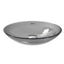 Ver imagem 1 de Cuba de Apoio 35x0,8cm Light Vidro Fume - 345 - Cris-metal