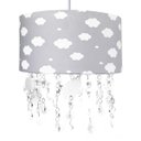 Ver imagem 1 de Lustre Tubular Cristais Nuvem Elefante Quarto Bebê Infantil Menino Menina