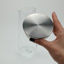 Ver imagem 4 de Jarra de Borossilicato 1,4L Transparente 24x9x9cm Água Suco Chá Bebidas Mesa