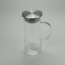 Ver imagem 6 de Jarra de Borossilicato 1,4L Transparente 24x9x9cm Água Suco Chá Bebidas Mesa