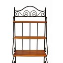 Ver imagem 3 de Prateleira Artesanal Uai Artesanatos sobre o Vaso Sanitário em Ferro e Madeira Preto e Marrom